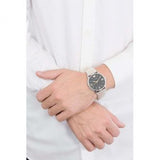 Buy Shop Emporio Armani Kappa Quartz Black Dial Two Tone Mesh Bracelet Watch For Men - AR11228 USA Online