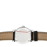 Buy Shop Burberry The City White Dial Black Leather Strap Watch for Women - BU9206 USA Online
