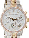 Buy Shop Michael Kors Ritz White Dial Two Tone Steel Strap Watch for Women - MK5650 USA Online