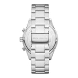 Buy Shop Michael Kors Layton Chronograph Green Dial Silver Steel Strap Watch For Men - MK8912 USA Online