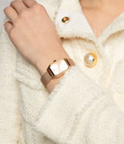 Buy Shop Emporio Armani Joy Quartz Rose Gold Dial Rose Gold Mesh Bracelet Watch For Women - AR11347 USA Online