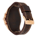 Buy Shop Fossil Nate Chronograph Blue Dial Brown Leather Strap Watch for Men - JR1505 USA Online