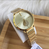 Buy Shop Michael Kors Portia Gold Dial Gold Steel Strap Watch for Women - MK3639 USA Online