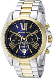 Buy Shop Michael Kors Bradshaw Blue Dial Two Tone Steel Strap Watch for Women - MK5976 USA Online