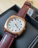 Buy Shop Marc Jacobs Mandy White Dial Brown Leather Strap Watch for Women - MJ1598 USA Online