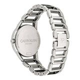 Buy Shop Calvin Klein Stately Silver Dial Silver Steel Strap Watch for Women - K3G2312W USA Online