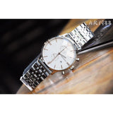 Buy Shop Emporio Armani Chonograph SIlver Dial Silver Steel Strap Watch For Men - AR1933 USA Online