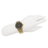 Buy Shop Marc Jacobs Baker Dexter Black Dial Gold Steel Strap Watch for Women - MBM3421 USA Online