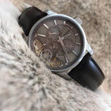 Buy Shop Fossil Twist Chronograph Multifunction Taupe Dial Brown Leather Strap Watch for Men - ME1098 USA Online