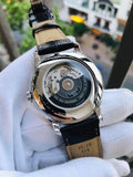 Buy Shop Tissot T Classic Tradition Powermatic 80 Open Heart Silver Dial Brown Leather Strap Watch for Men - T063.907.16.038.00 USA Online