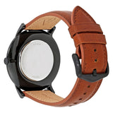 Buy Shop Fossil The Minimalist Black Dial Brown Leather Strap Watch for Men - FS5305 USA Online