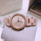 Buy Shop Michael Kors Delray Rose Gold Dial Rose Gold Steel Strap Watch for Women - MK4322 USA Online