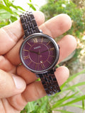 Buy Shop Fossil Jacqueline Brown Dial Brown Steel Strap Watch for Women - ES4100 USA Online