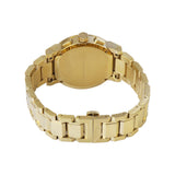 Burberry The City Gold Dial Gold Steel Strap Watch for Women - BU9753