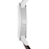 Buy Shop Burberry The City Beige Dial Chequered Brown Leather Strap Watch for Women - BU9029 USA Online