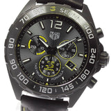 Buy Shop Tag Heuer Formula 1 Chronograph Senna Black Dial Black Leather Strap Watch for Men - CAZ101AJ.FC6487 USA Online
