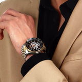 Buy Shop Maserati SFIDA Automatic Skeleton Black Dial Two Tone Steel Strap Watch For Men - R8823140010 USA Online