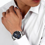 Buy Shop Maserati Competizione Chronograph Blue Dial Silver Steel Strap Watch For Men - R8873600009 USA Online