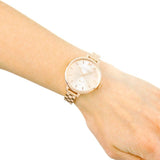 Buy Shop Marc Jacobs Sally Rose Gold Dial Rose Gold Steel Strap Watch for Women - MBM3364 USA Online