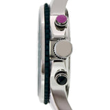 Buy Shop Marc Jacobs Rock Chronograph Silver Dial Silver Steel Strap Watch for Men - MBM5029 USA Online