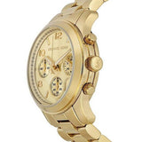 Buy Shop Michael Kors Runway Gold Dial Gold Stainless Steel Strap Watch for Women - MK5055 USA Online