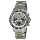 Buy Shop Marc Jacobs Marc Chronograph Silver Dial Silver Steel Strap Watch for Men - MBM3155 USA Online