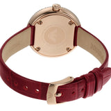 Emporio Armani Rosa Two Hand White Dial Red Leather Strap Watch For Women - AR11357