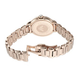 Buy Shop Emporio Armani Aira Three Hand Mother of Pearl Dial Rose Gold Steel Strap Watch For Women - AR11523 USA Online