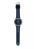 Buy Shop Emporio Armani Luigi Chronograph Quartz Blue Dial Blue Nylon Strap Watch For Men - AR1949 USA Online