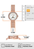 Emporio Armani Rosa Mother of Pearl Dial Rose Gold Steel Strap Watch For Women - AR11462