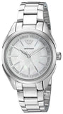 Buy Shop Emporio Armani Valeria Quartz Mother of Pearl Dial Silver Steel Strap Watch For Women - AR11030 USA Online