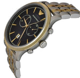 Buy Shop Emporio Armani Classic Blue Dial Two Tone Steel Strap Watch For Men - AR1847 USA Online