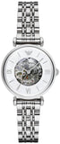 Buy Shop Emporio Armani Meccanico Mother of Pearl Dial Silver Steel Strap Watch For Women - AR1991 USA Online