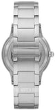 Buy Shop Emporio Armani Meccanico Automatic Black Dial Silver Steel Strap Watch For Men - AR60055 USA Online