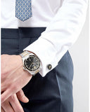 Buy Shop Emporio Armani Quartz Black Dial Two Tone Steel Strap Watch For Men - AR80017 USA Online