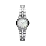 Buy Shop Emporio Armani Alpha Mother of Pearl Dial Silver Steel Strap Watch for Women - AR1803 USA Online