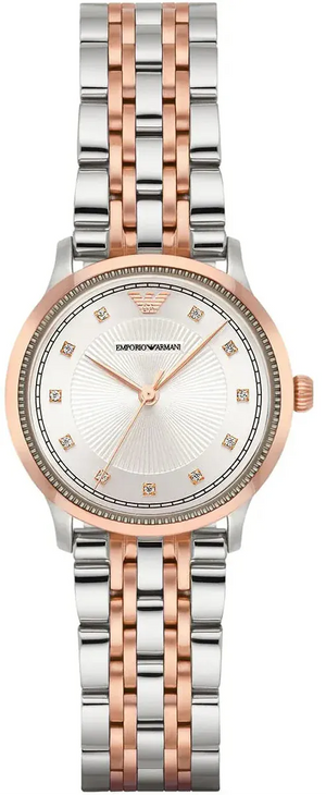 Buy Shop Emporio Armani Alpha Silver Dial Two Tone Steel Strap Watch for Women - AR1962 USA Online