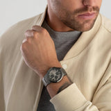 Buy Shop Emporio Armani Analog Chronograph Black Dial Black Steel Strap Watch For Men - AR11531 USA Online