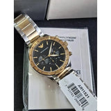 Buy Shop Emporio Armani Analog Chronograph Black Dial Two Tone Steel Strap Watch For Men - AR11521 USA Online