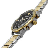 Buy Shop Emporio Armani Analog Chronograph Black Dial Two Tone Steel Strap Watch For Men - AR11521 USA Online