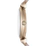 Buy Shop Emporio Armani Analog Grey Dial Pink Leather Strap Watch For Women - AR11126 USA Online