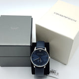 Buy Shop Emporio Armani Analog Quartz Blue Dial Blue Leather Strap Watch For Men - AR1647 USA Online