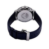 Buy Shop Emporio Armani Analog Quartz Blue Dial Blue Leather Strap Watch For Men - AR1647 USA Online