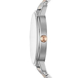 Buy Shop Emporio Armani Kappa Quartz Silver Dial Two Tone Mesh Bracelet Watch For Men - AR11093 USA Online