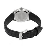 Buy Shop Emporio Armani Analog White Dial Black Leather Strap Watch For Women - AR6026 USA Online