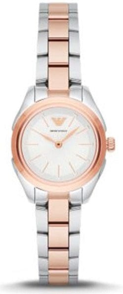 Buy Shop Emporio Armani Analog White Dial Two Tone Steel Strap Watch For Women - AR11029 USA Online