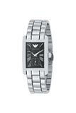 Buy Shop Emporio Armani Classic Black Dial Silver Stainless Steel Watch For Women - AR0157 USA Online