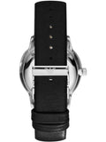 Buy Shop Emporio Armani Gianni Quartz Black Dial Black Leather Strap Watch For Men - AR0382 USA Online