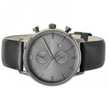 Buy Shop Emporio Armani Classic Grey Dial Grey Leather Strap Watch For Men - AR0388 USA Online