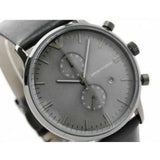 Buy Shop Emporio Armani Classic Grey Dial Grey Leather Strap Watch For Men - AR0388 USA Online